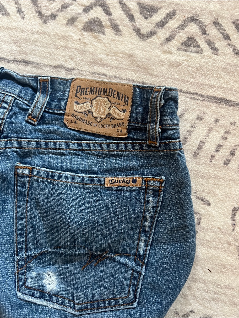Lucky Brand Women's Dark Blue Straight-Leg Jeans - Picture 9 of 10